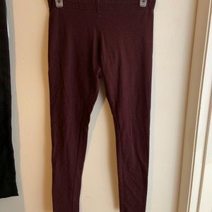 Maroon Garage Leggings